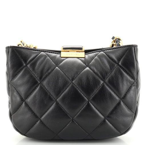 Chanel CC Chain Hobo Quilted Lambskin Small