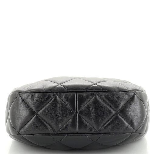 Chanel CC Chain Hobo Quilted Lambskin Small