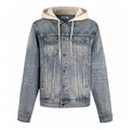 CELINE Washed Grey Denim Jacket – Casual Single-Breasted