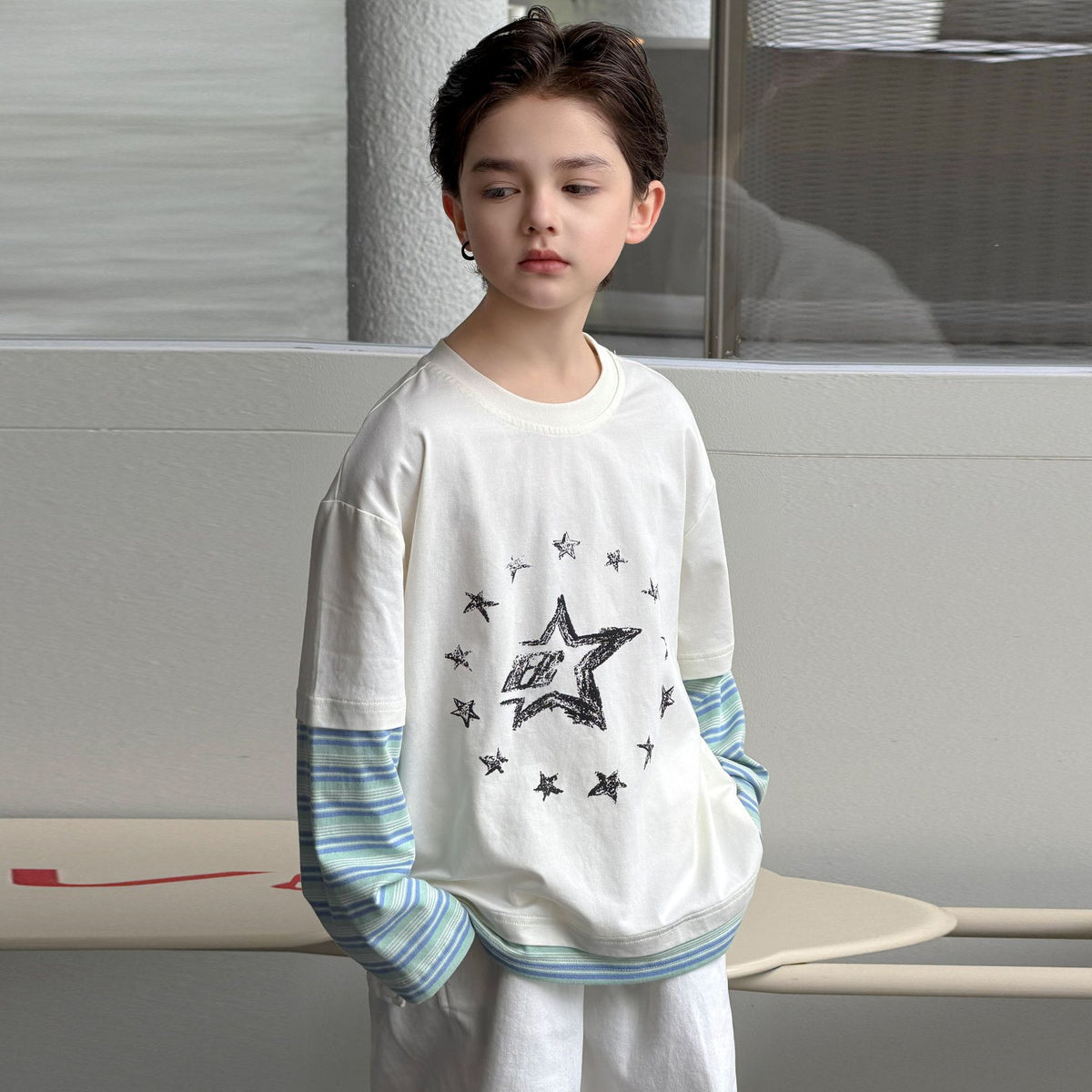 Boys Long Sleeve T-Shirt Autumn Spring Kids Casual Top