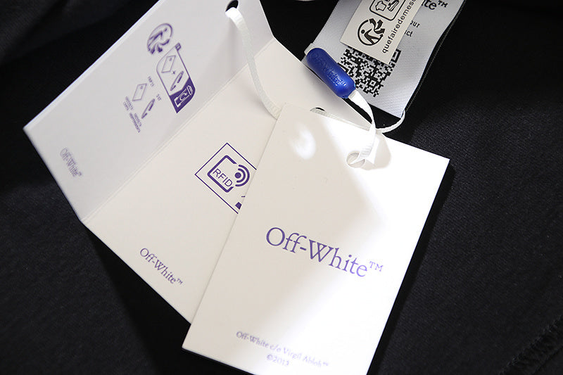Off-White  logo cotton t-shirt 'Black'