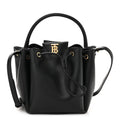 Burberry Calfskin Monogram Motif TB Bucket Black