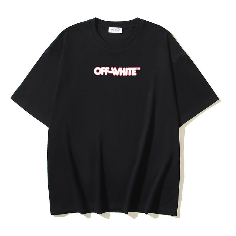 Off-White  logo cotton t-shirt 'Black'