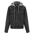 CELINE Washed Grey Denim Jacket – Casual Single-Breasted