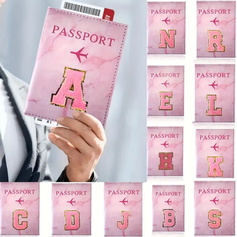 First letter pattern passport clip