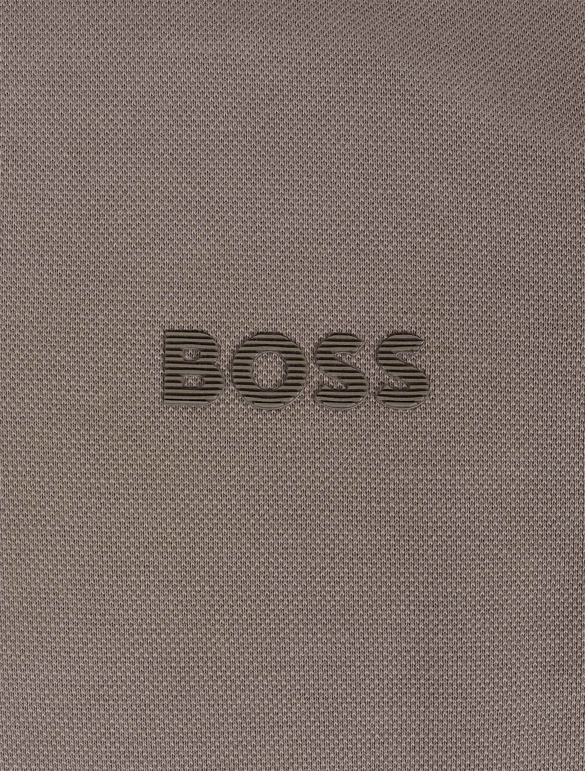 Boss Green Soody MIrror Hoodie - Coffee