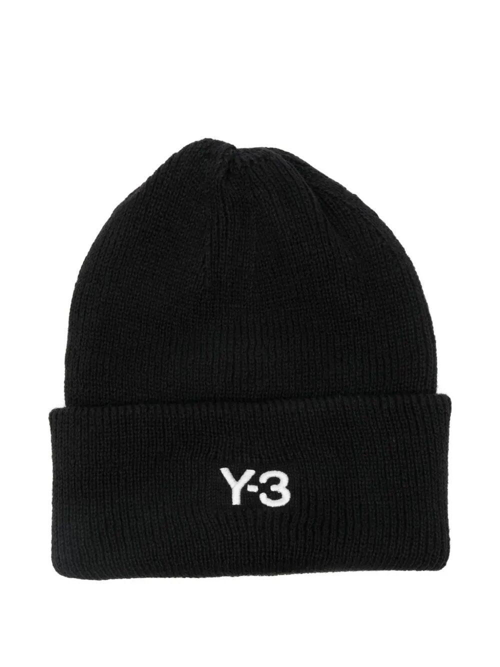 Y-3 Wool Blend Knit Beanie