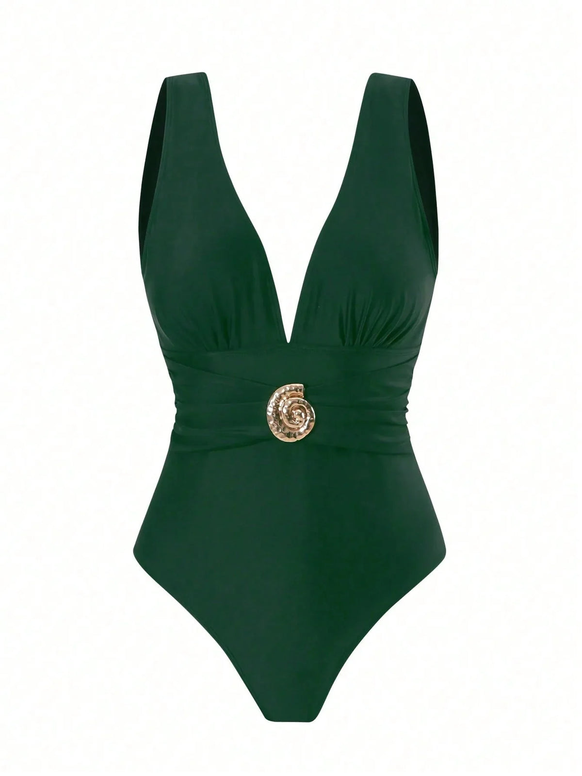 Vintage Green Deep V Neck One Piece Swimsuit 2025 Women Sexy Mesh Long Skirt Swimwear Set Beach Bathing Suit Holiday Monokini