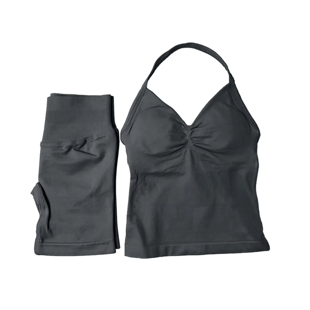 NCLAGEN Yoga Sets Women Gym Clothes ongline Strappy Top Shorts Activewear Sports 2 Piece Fitness Suit Running Workout Sportwear