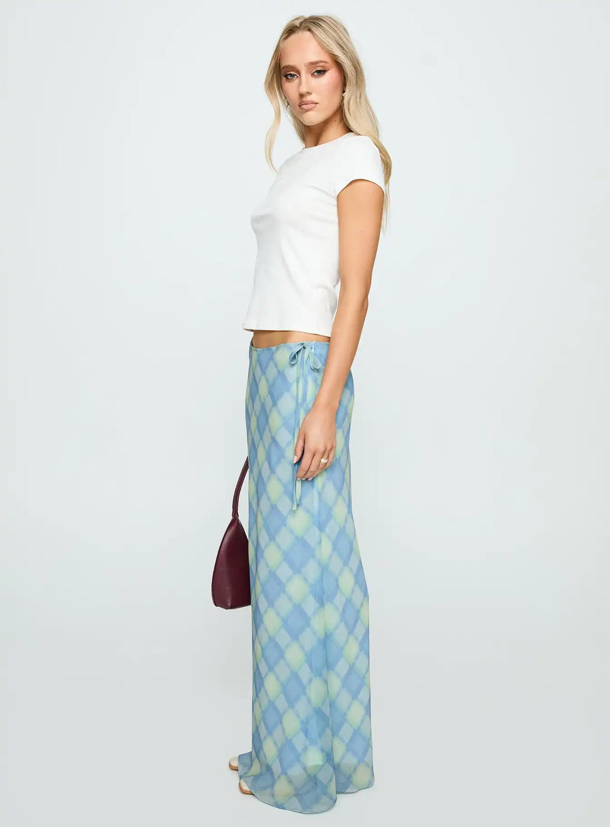 Women Plaid Wrap Skirt With Waist Tie Contrast Color Skirts Female Y2K Clothing Bodycon Skirts Vintage High Waist Skirts