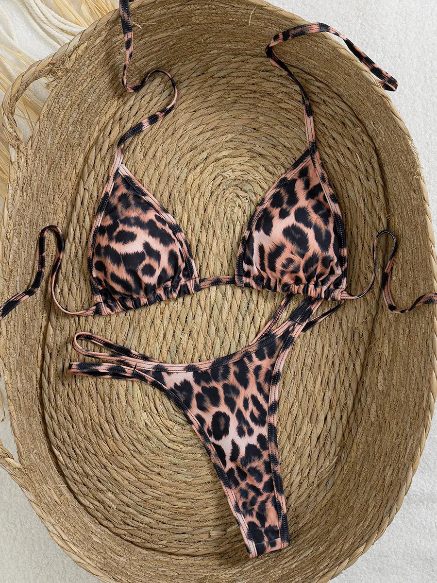 Extreme Mini Micro String Bikinis Diamond Bikini Women Swimsuit Female Swimwear Two Pieces Bikini Set Bather Bathing Suit Swim