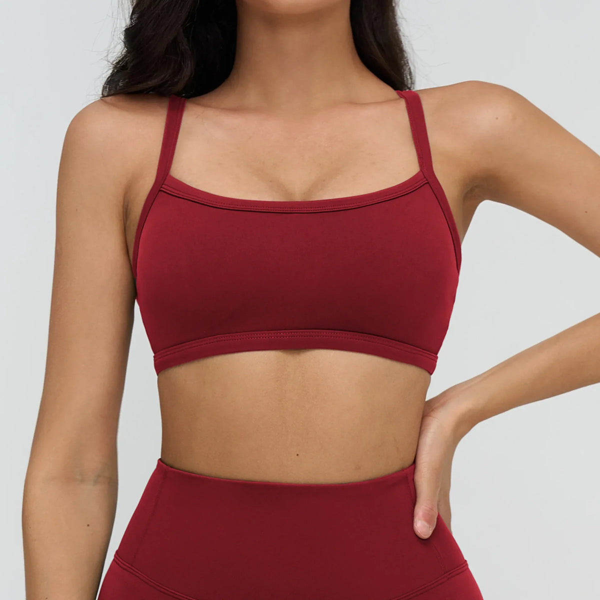 Beautiful Back Women Workout Bra Fitness Underwear Tights Yoga Vest High Strength Shockproof Gym Sports Top Push Up Chest Pad