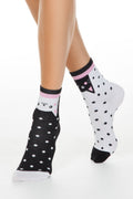 Socks Cotton Conte Happy 174 - Cats