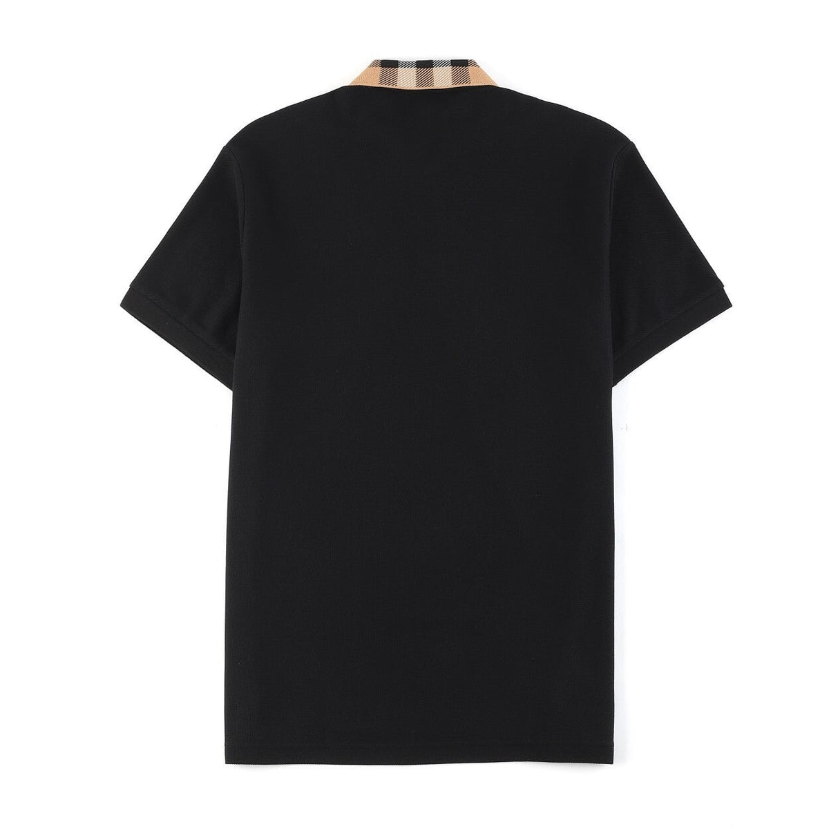 Burberry Check collar polo shirt